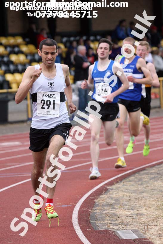 Stan Long Mile Trophy, 2018 North Eastern Grand Prix, Monkton Stadium, Jarrow. Photo: David T. Hewitson/Sports for All Pics